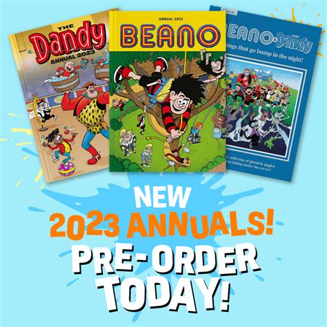Lew Stringer Comics Dandy And Beano Annuals Ready For Pre Order