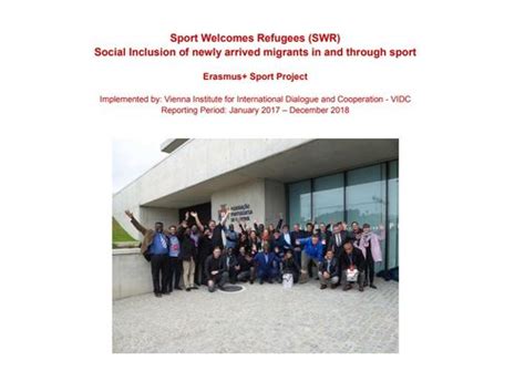 Fairplay Initiative Sport Welcomes Refugees Project Implementation Results And Lessons Learned