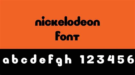 Nickelodeon Font Free Fonts Vault