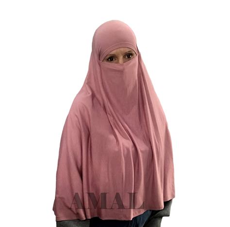 Amal Niqab Muslim Nikab Women Burka Overhead Jilbab Long Hijab Etsy