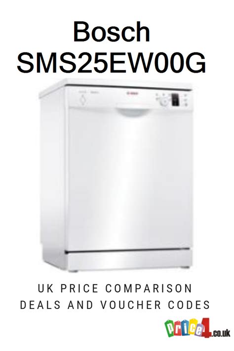 Price comparison shopping for major appliances in canada. Bosch SMS25EW00G - UK Prices. | Bosch, Home appliances, Price