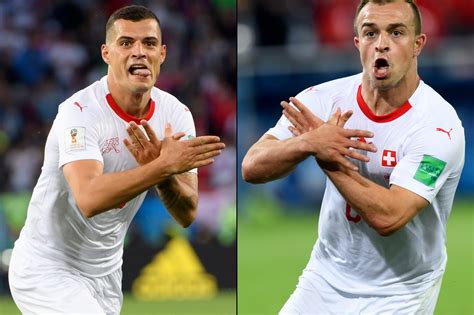 Ein duell zweier brüder für verschiedene nationen gab es bei einer europameisterschaft noch nie. World Cup 2018: Xherdan Shaqiri and Granit Xhaka face ...