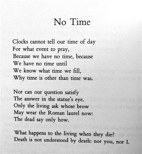 Wh Auden No Time Poetry Words Poems By Famous Poets Aesthetic Words