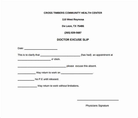 Urgent Care Doctors Note Printable Template In Pdf Word Artofit