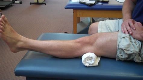 Physical Therapy Guru Short Arc Quads Saq Terminal Knee Extensions Tke Youtube