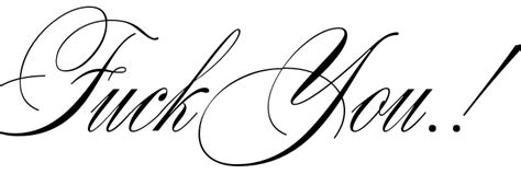 Every font is free to download! "Fuck You.!" - free tattoo lettering scetch