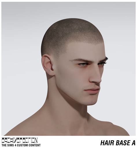 Hair Base V1 For Ts4 Terfearrence On Patreon Sims 4 Hair Male Sims