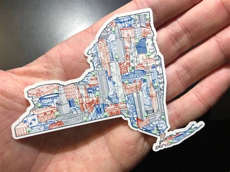 New York City Sticker Or Magnet New York City Decal Nyc Etsy