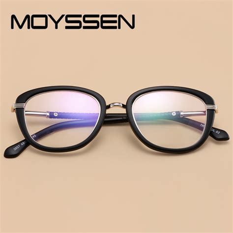 Moyssen Fashion Korean Brand Design Women Female Retro Tr90 Eyeglasses Frame Flexible Optical