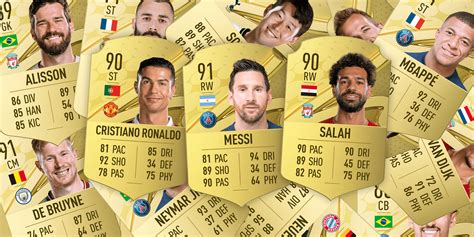 FIFA Ratings The Best Mens Players Based On Overall Ratings The Athletic