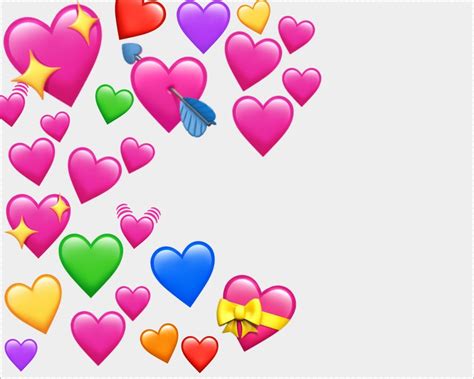 Png Heart Emoji Meme Template With Images Heart Emoji Emoji Meme