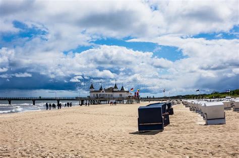 The Pier In Ahlbeck On The Island Usedom Germany Editorial Photography Image Of Pier Western