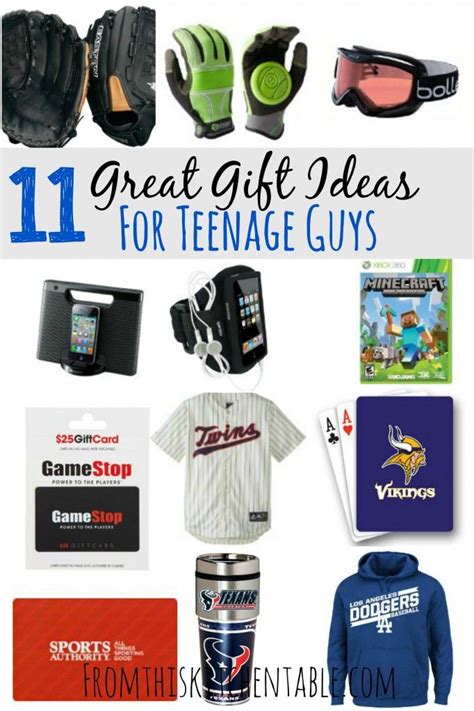 Looking for a cool gift for the guy who's impossible to shop for? Gift Ideas for Teenage Boys | Gifts for teens, Teenage ...