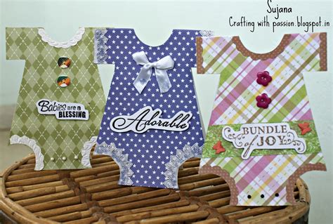 Crafting With Passion Baby Onesie Card