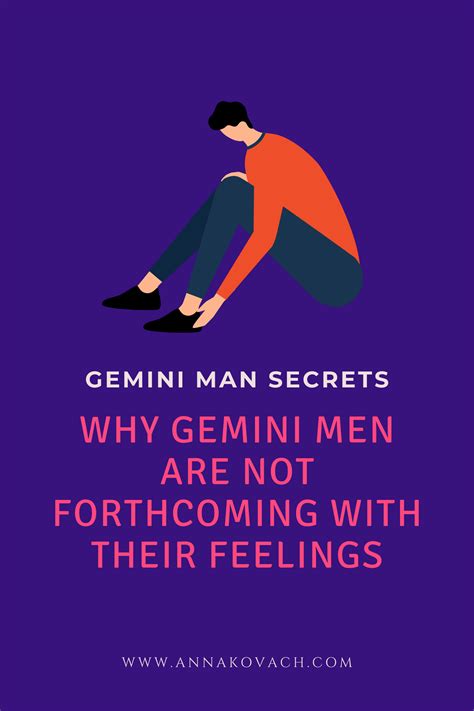 Why Gemini Men Are Not Forthcoming With Their Feelings In 2021 Gemini