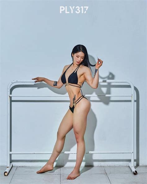 Korean Fitness Model Ig Ba Pro Lim Korean Fitness Gym Work Out Fit Girl Abs Body