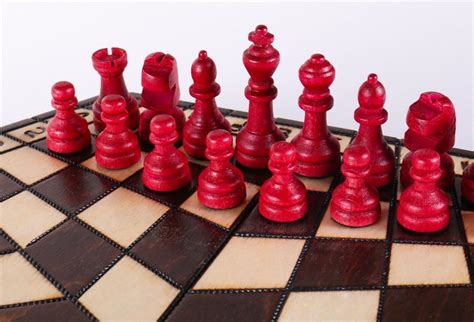 3 Player Small Wood Chess Set Chess House