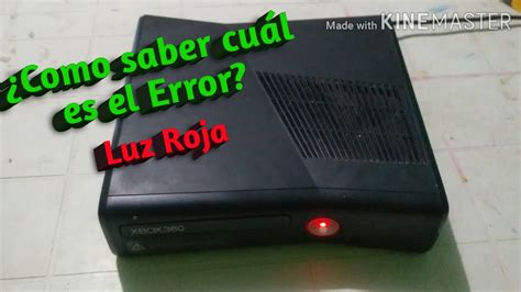 Como Saber Cual Es El Error De Un Xbox 360 Slim Luz Roja Facil Y Rapido