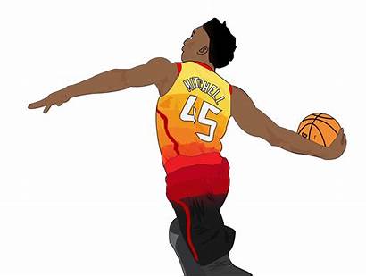 Basketball Draw Nba Dunk Mitchell Donovan Picsart
