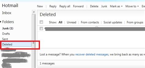 How To Recover Deleted Email From Hotmail Techtin