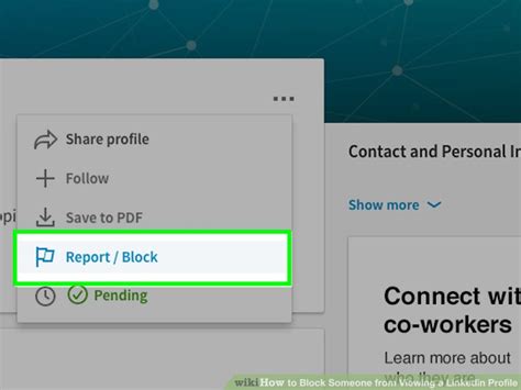 After blocking a contact on linkedin, you will not be able to receive messages from the contact, you also won't be able to see the profile or updates of the person or company. 3 Ways to Block Someone from Viewing a Linkedin Profile ...