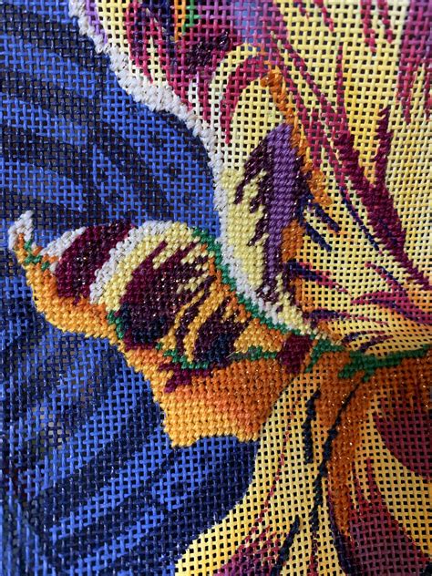 Sajou Threads A Needlepoint Work In Progress Très Chic Stitchery