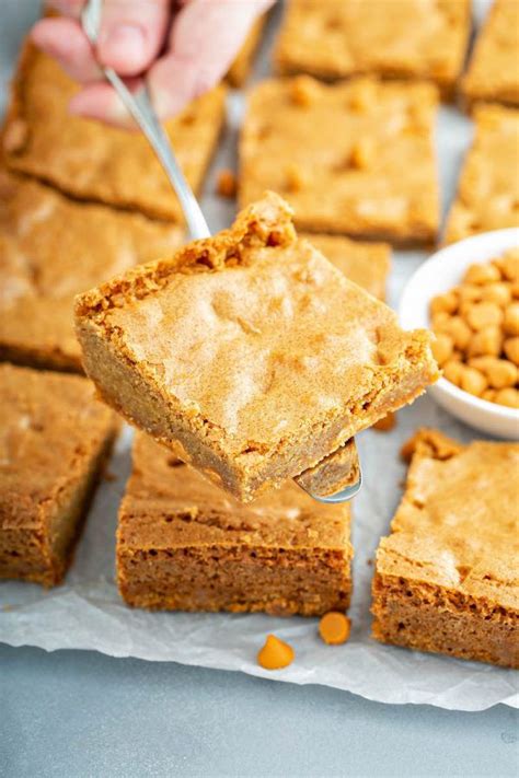 These Extra Chewy Butterscotch Blondies With A Crackly Top Are Made With Browned Butter For An