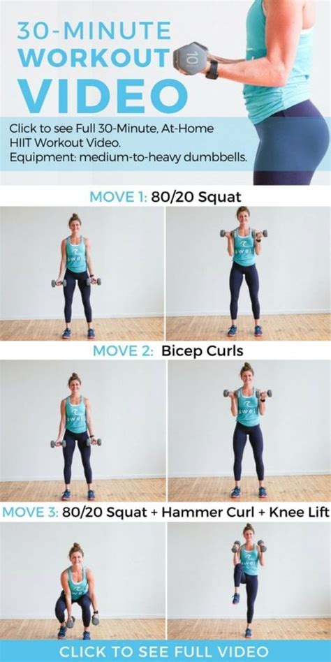 30 Minute Hiit Workout For Seniors With Weights