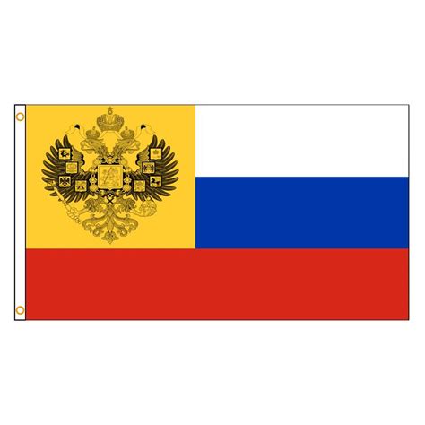 Jemony2 90x150cm Russian Empire Flag White Blue Red Three Patterns High