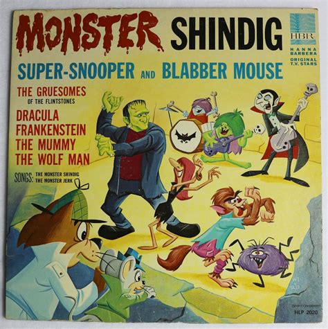 Vintage Hanna Barbera Monster Shindig Record Tom And Jerry Frankenstein