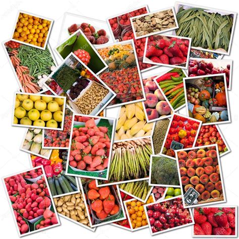 Collage De Alimentación Saludable Fotografía De Stock © Franckito