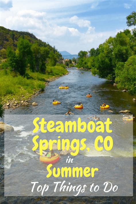 Things To Do In Steamboat Springs In The Summer Colorado Vacation