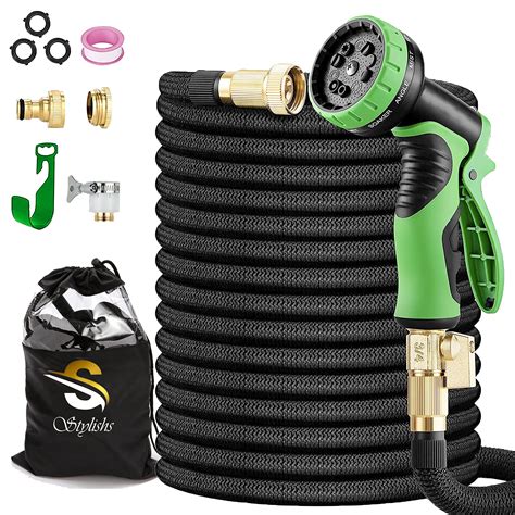 Buy Stylishs Expandable Garden Hose 100 Ft Flexible Hose Pipe With 10 Functions Nozzle Spray