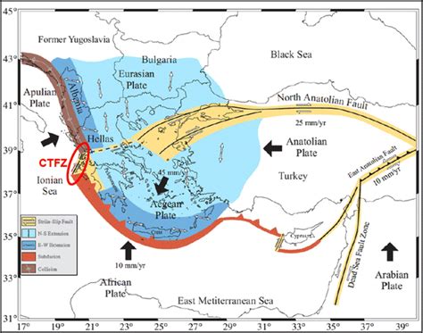 Plate Motions That Affect Active Tectonics In The Aegean And