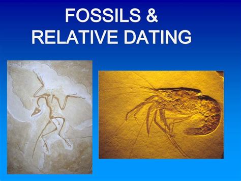 Relative Dating Index Fossils
