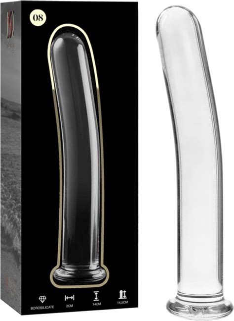 Nebula Series By Ibiza™ Model 8 Dildo Borosilicate Glass 145 X 2 Cm Clear Sex Bol