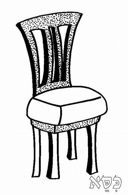 Chair Coloring Furniture Table Tots Torah Torahtots