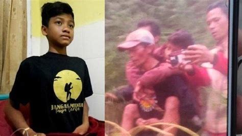 Gibran Bocah 14 Tahun Ditemukan Selamat Setelah Hilang Di Gunung