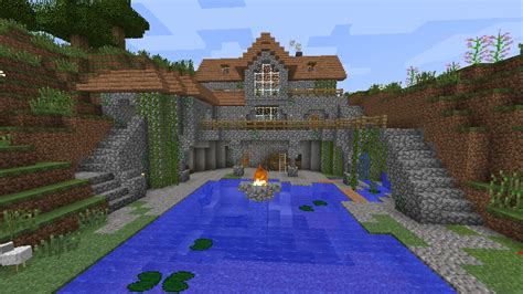 Minecraft Pond House Vanilla By Homunculus84 On Deviantart