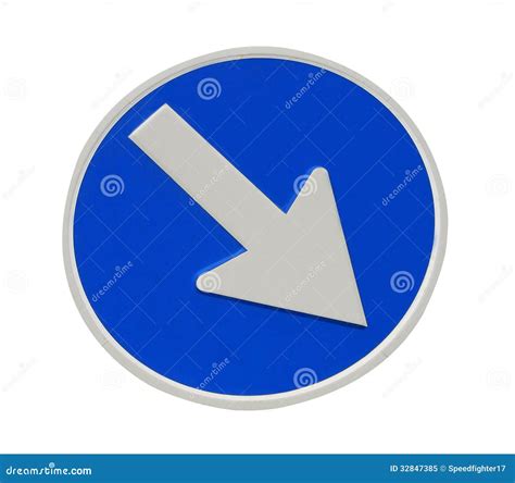 Directional Arrow Sign Stock Image Image Of Sign Pointer 32847385