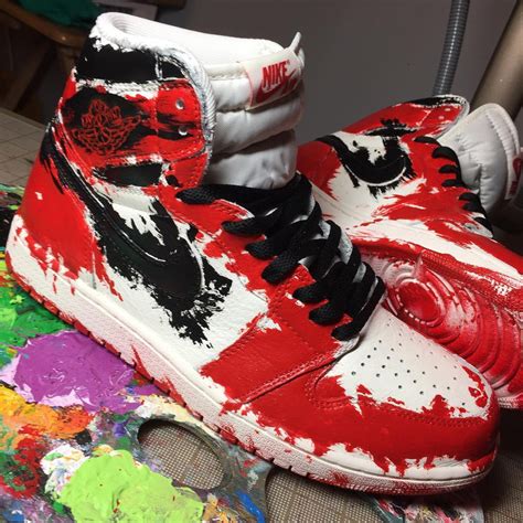 Air Jordan 1 High Retro Paintbrush Chicago And Shattered