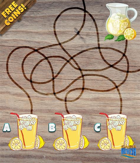 🍋🍋🍋maze Time🍋🍋🍋 Which Glass Of Lemonade Cash River Slots