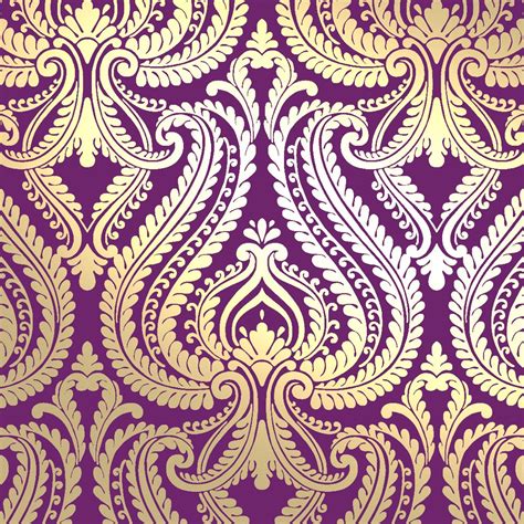 39 Purple Gold Wallpaper