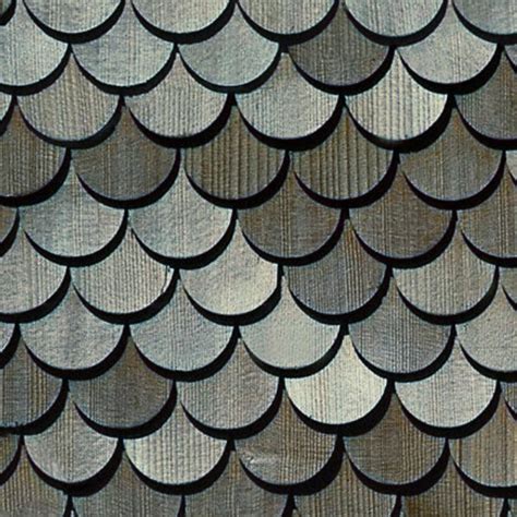 Wood Shingle Roof Texture Seamless 03827