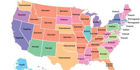 Amerikanischen Staaten Karte