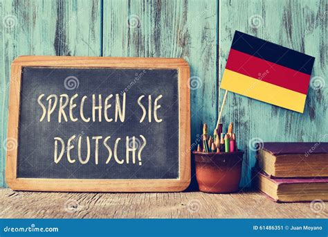 Sprechen Deutsch German Is Spoken Royalty Free Stock Photo