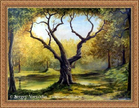 Old Tree Paintings Of Sergey Voevodin Art