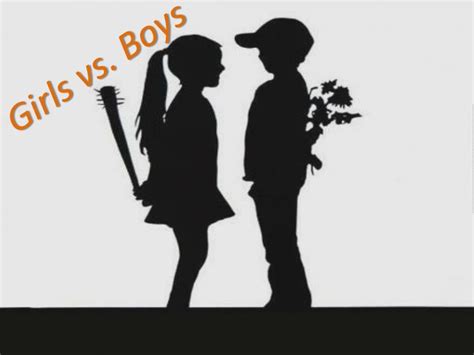 Ppt Girls Vs Boys Powerpoint Presentation Free Download Id4865054