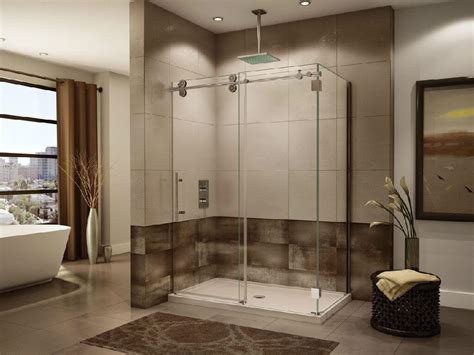 A shower of glass in a modern bathroom creates an understated elegance. Find The Right Glass Shower Doors For Modern Home Update - Live Enhanced