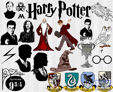 Harry Potter SVG Harry Potter dxf harry potter by 5StarClipart